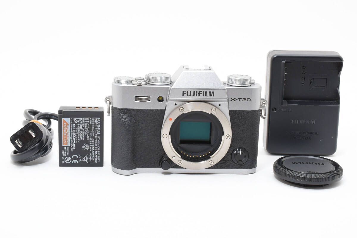 ☆極上品☆《ショット数25回 》富士フイルム FUJIFILM X-T20 シルバー