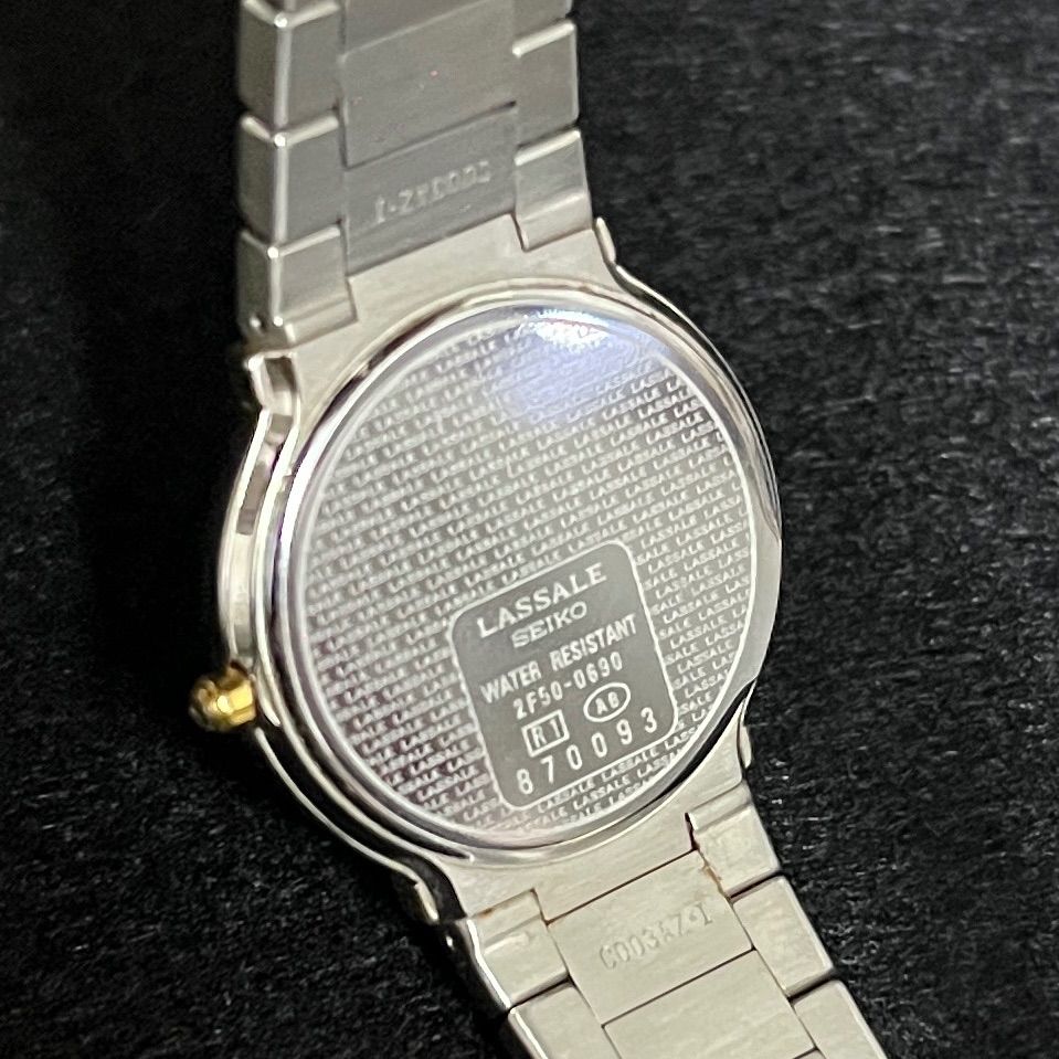稼働品】 SEIKO セイコー LASSALE ラサール 2F50-0690 腕時計