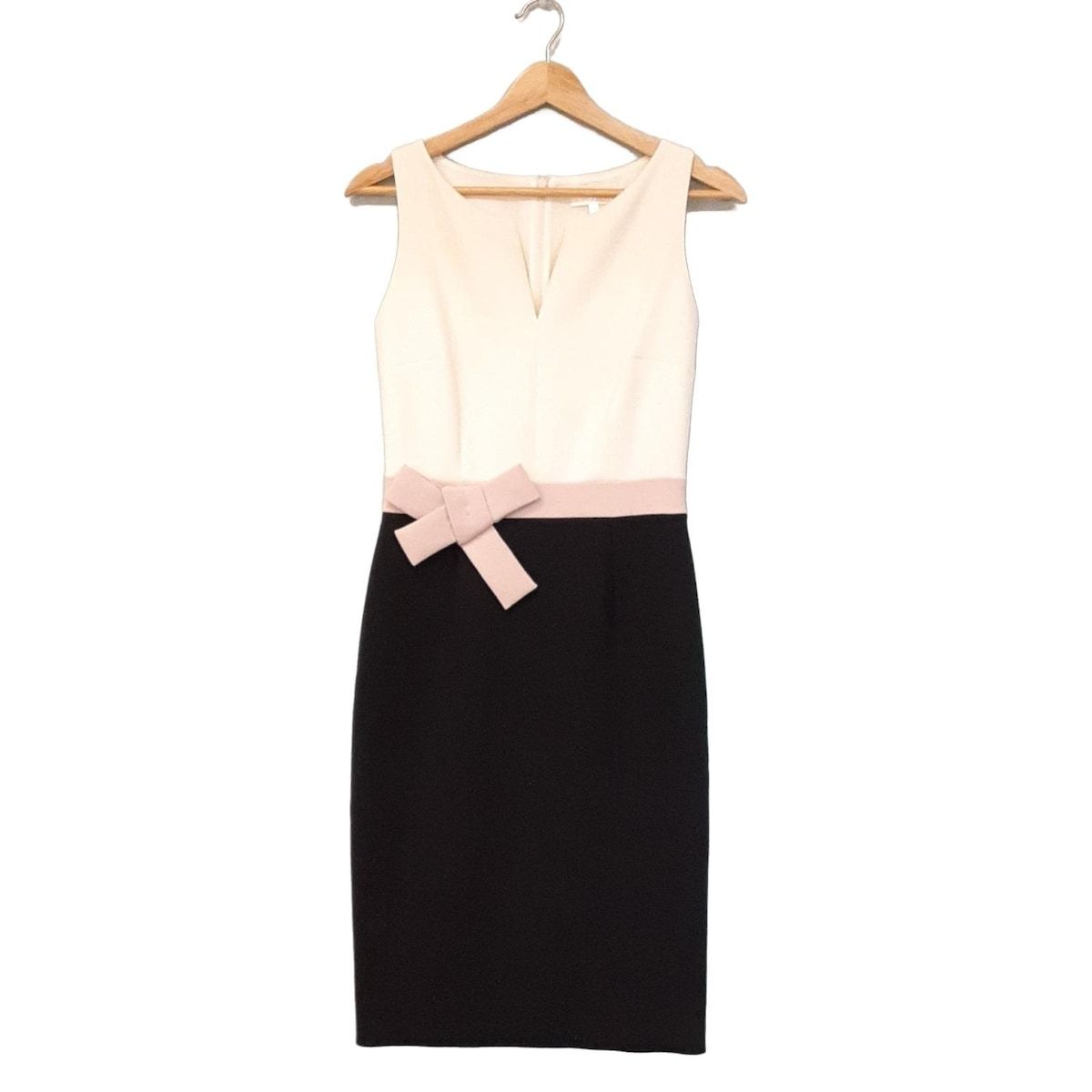 PAULEKA(ポールカ) ワンピース サイズ36 S レディース美品 白×黒