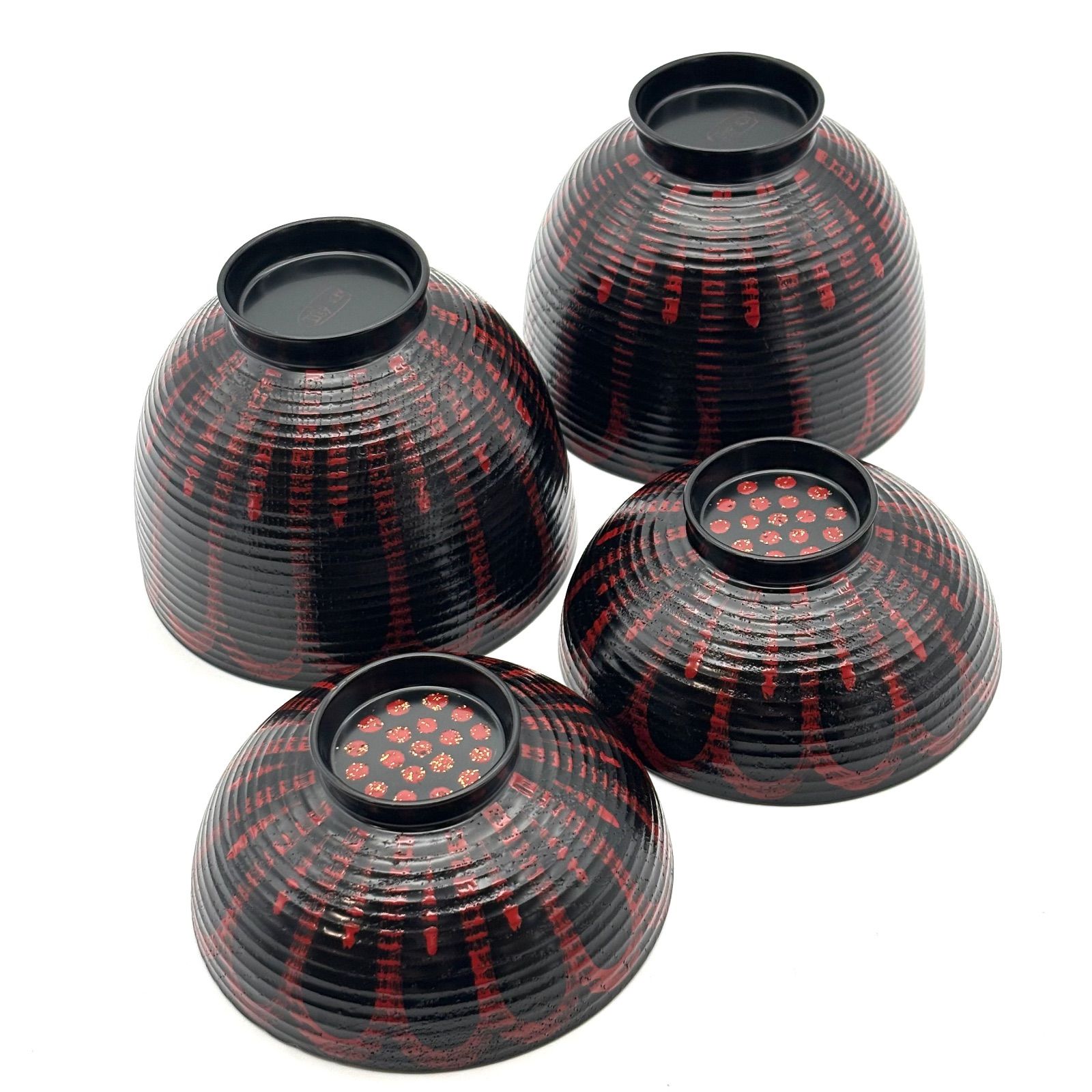 山中塗】和田謹斎 吸物椀 2客 / 山中漆器 在銘『謹斎』蓋付椀 蓋碗 小