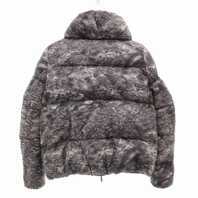 モンクレール MONCLER RATEL ダウンジャケット アニマル柄プリント