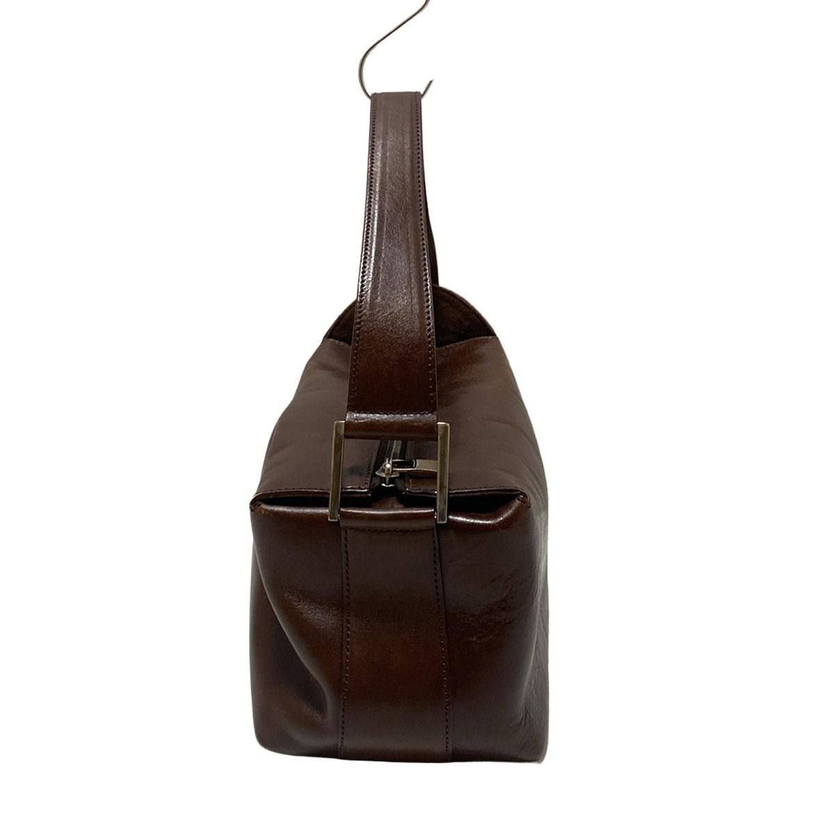 HIROFU(ヒロフ) ハンドバッグ - ダークブラウン レザー - メルカリ