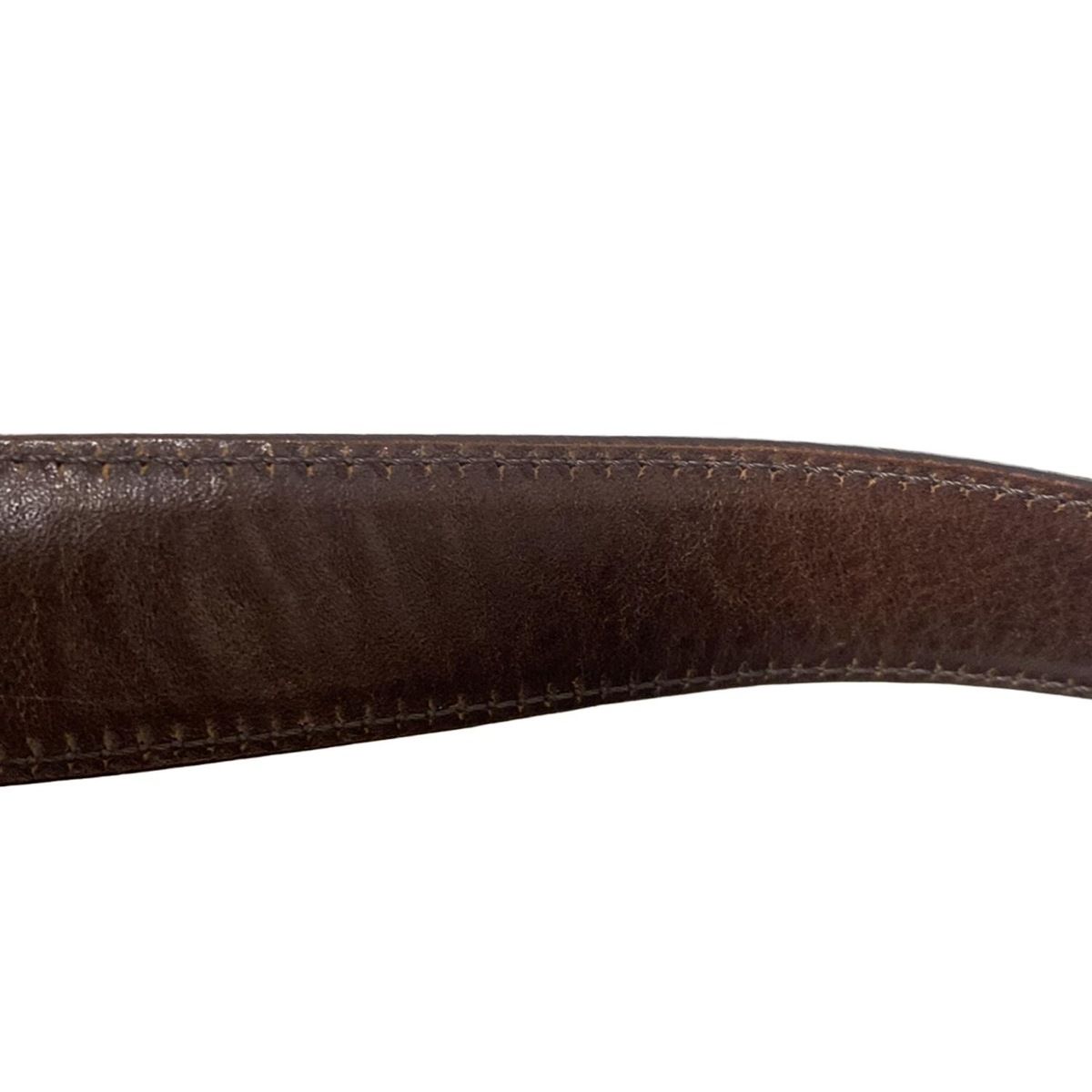 HIROFU(ヒロフ) ハンドバッグ - ダークブラウン レザー - メルカリ