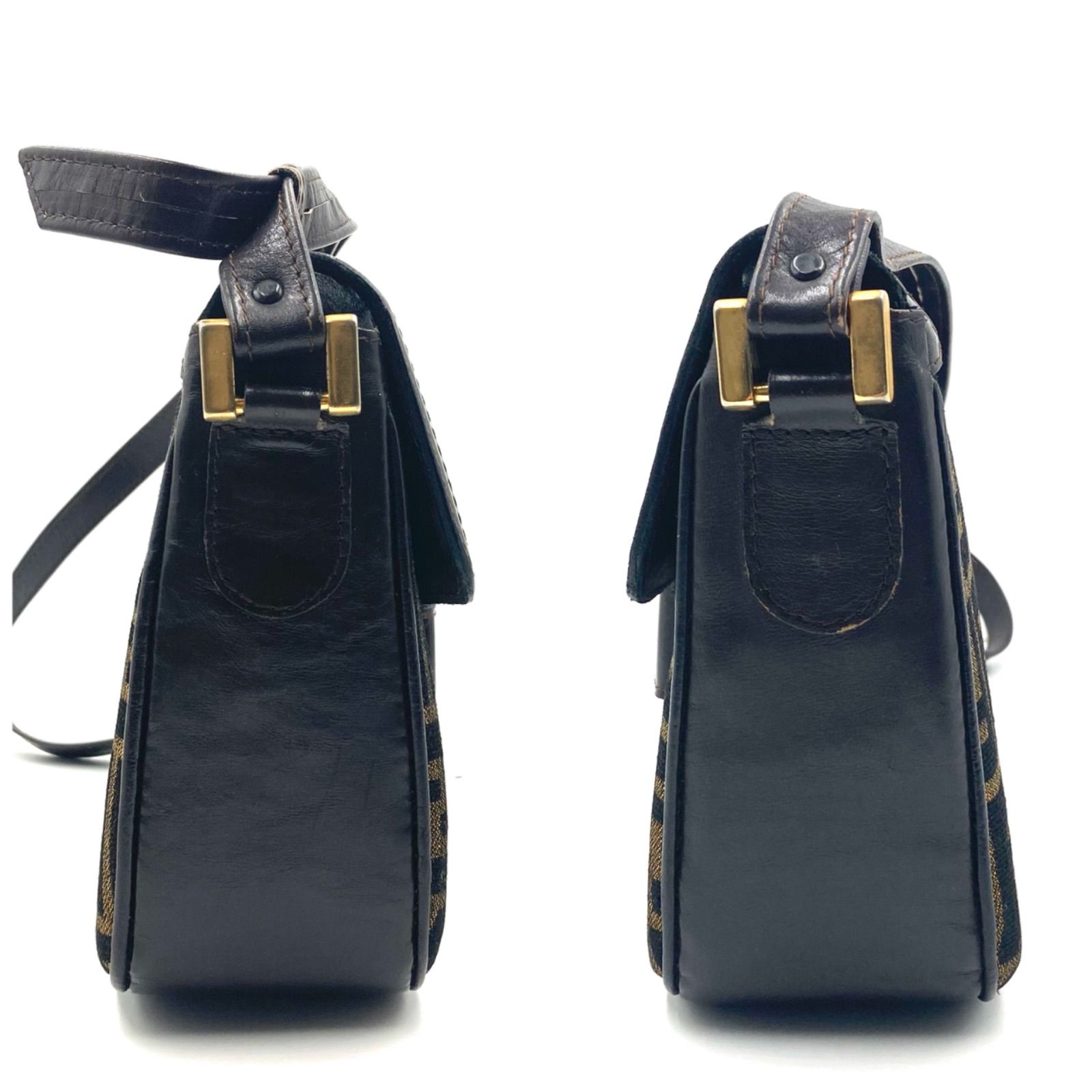 □美品□稀少□FENDI フェンディ ズッカ ショルダーバッグ カメラ