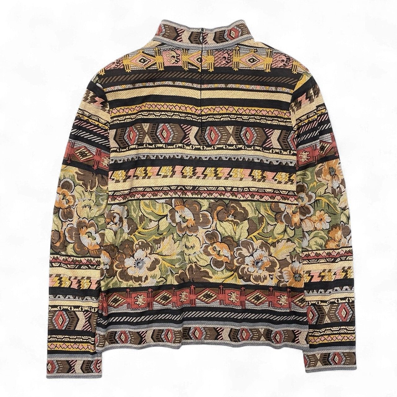 58k22 LEONARD FASHION レオナール ロングスリーブ カットソー モック