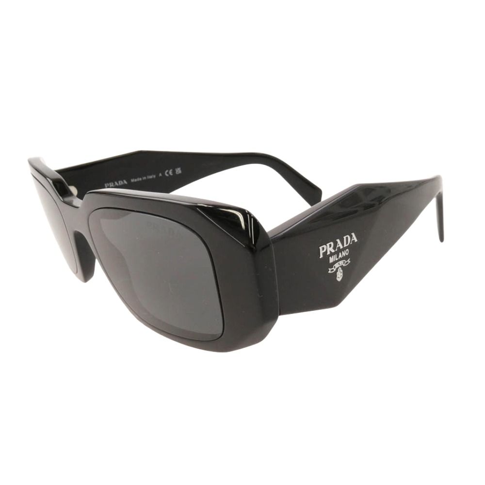 【美品】PRADA プラダ シンボルサングラス SPR 17W 箱付き PRADA プラダ SPR 17W シンボル スクエア アイウェア サングラス