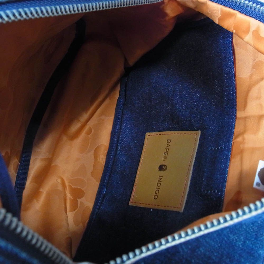 PORTER ポーター A BATHING APE エイプ デニム ウエストバッグ ボディ