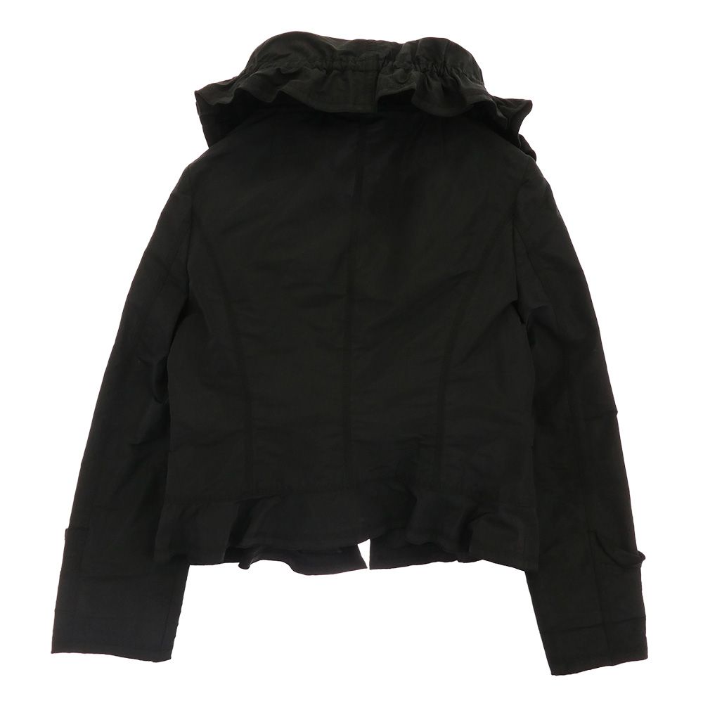 エイココンドウ eiko kondo ショート丈 ナイロン ジャケット ブラック