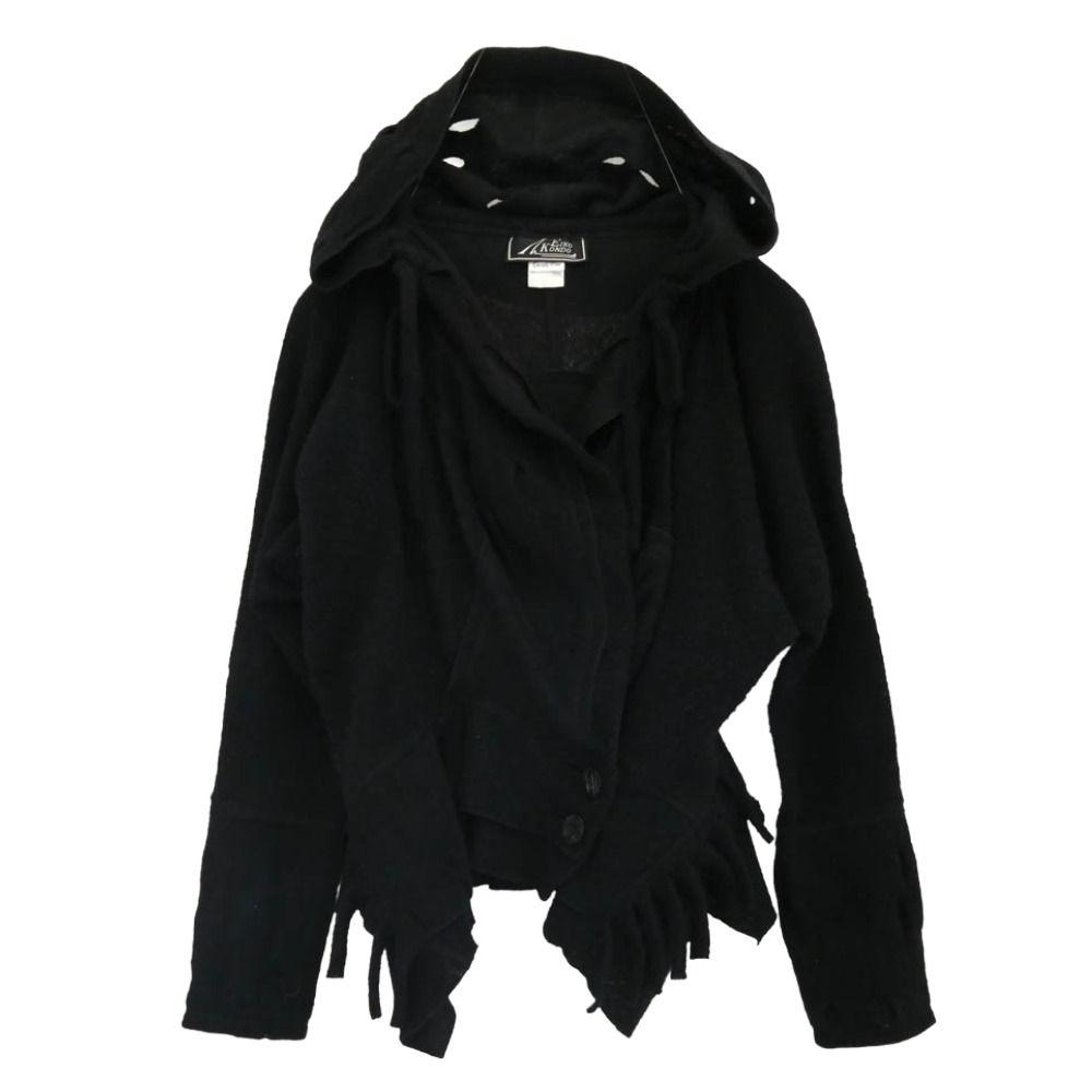 エイココンドウ eiko kondo ウール フード付 ジャケット カーディガン