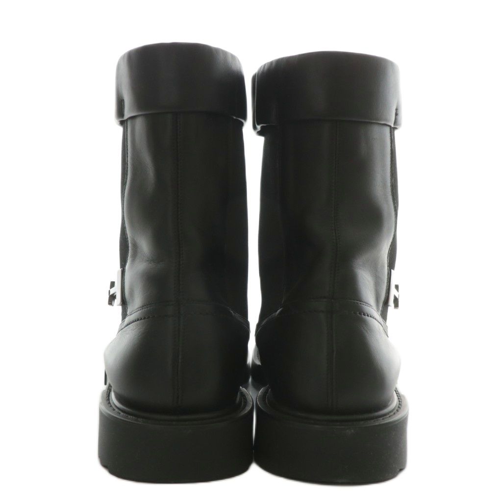 【美品】サルバトーレフェラガモ サイドゴア ショートブーツ ガンチーニ サルヴァトーレフェラガモ Salvatore Ferragamo IGLESIAS コンバット