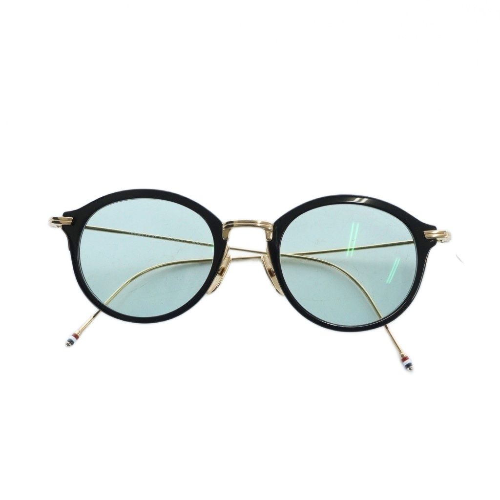 【美品】THOM BROWNE TBX-908-49-01 サングラス 正規品 トムブラウン THOM BROWNE TBX908-49-01 サングラス 眼鏡 めがね ロゴ