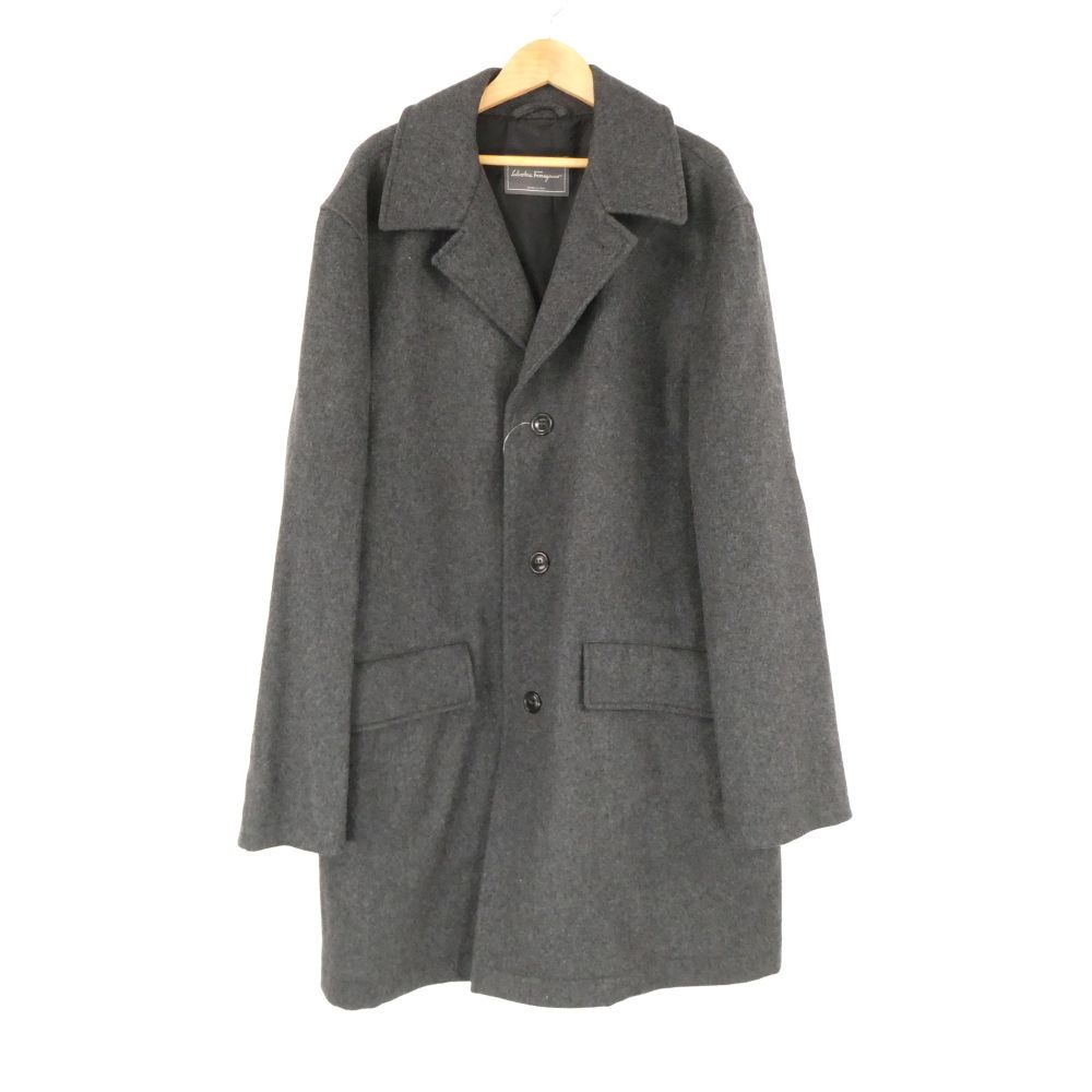 美品 Salvatore Ferragamo フェラガモ コート 50 (おおよそL想定