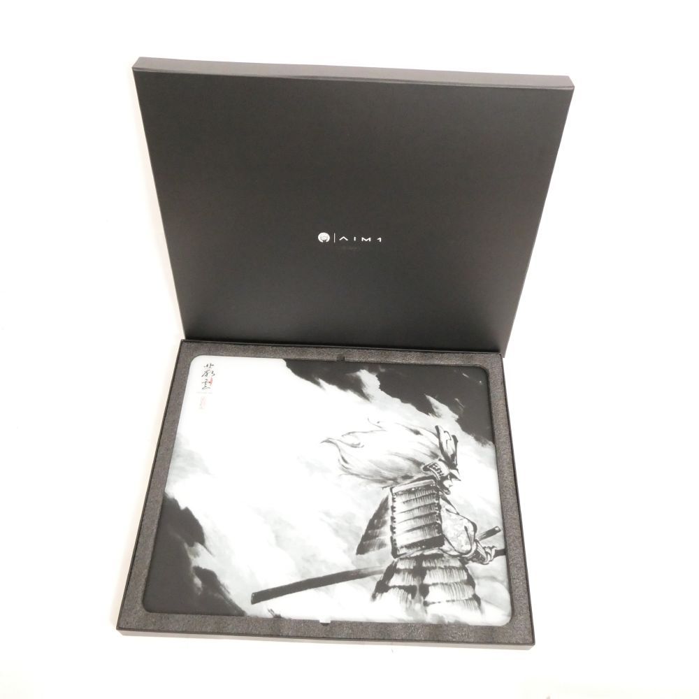 美品 AIM1 叢雲 じんかいコラボ ガラスマウスパッド 42×50 eスポーツ 兼用 HO645