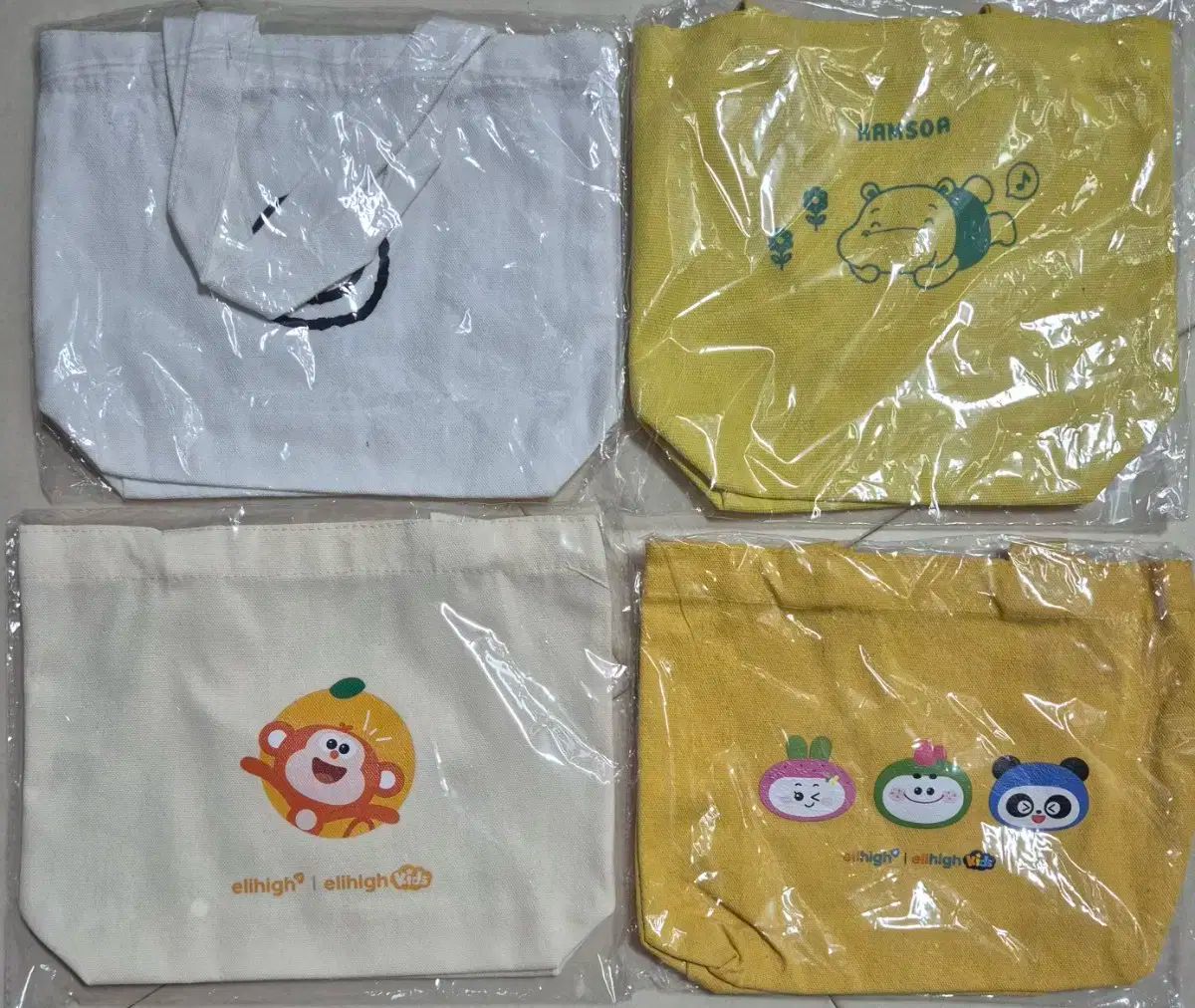 手提げバッグ 4個 / 낱개購入可能