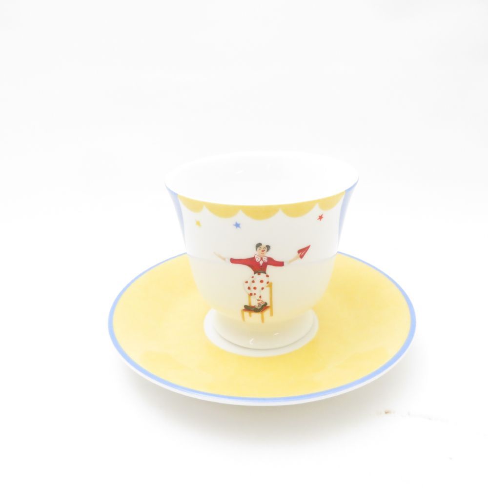 美品 HERMES エルメス Le clown サーカス カップ＆ソーサー ピエロ