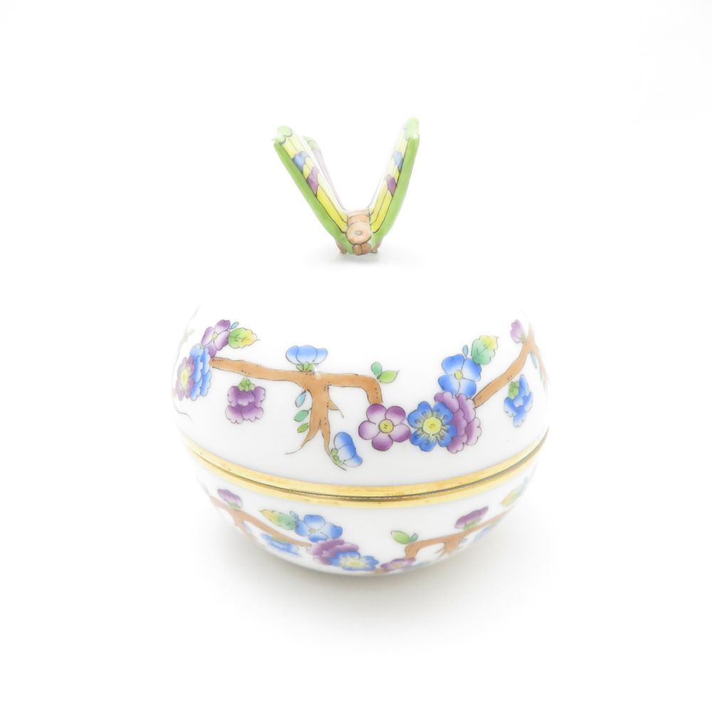 Herend ヘレンド ヴィクトリア ラウンドボックス ボンボニエール 小物