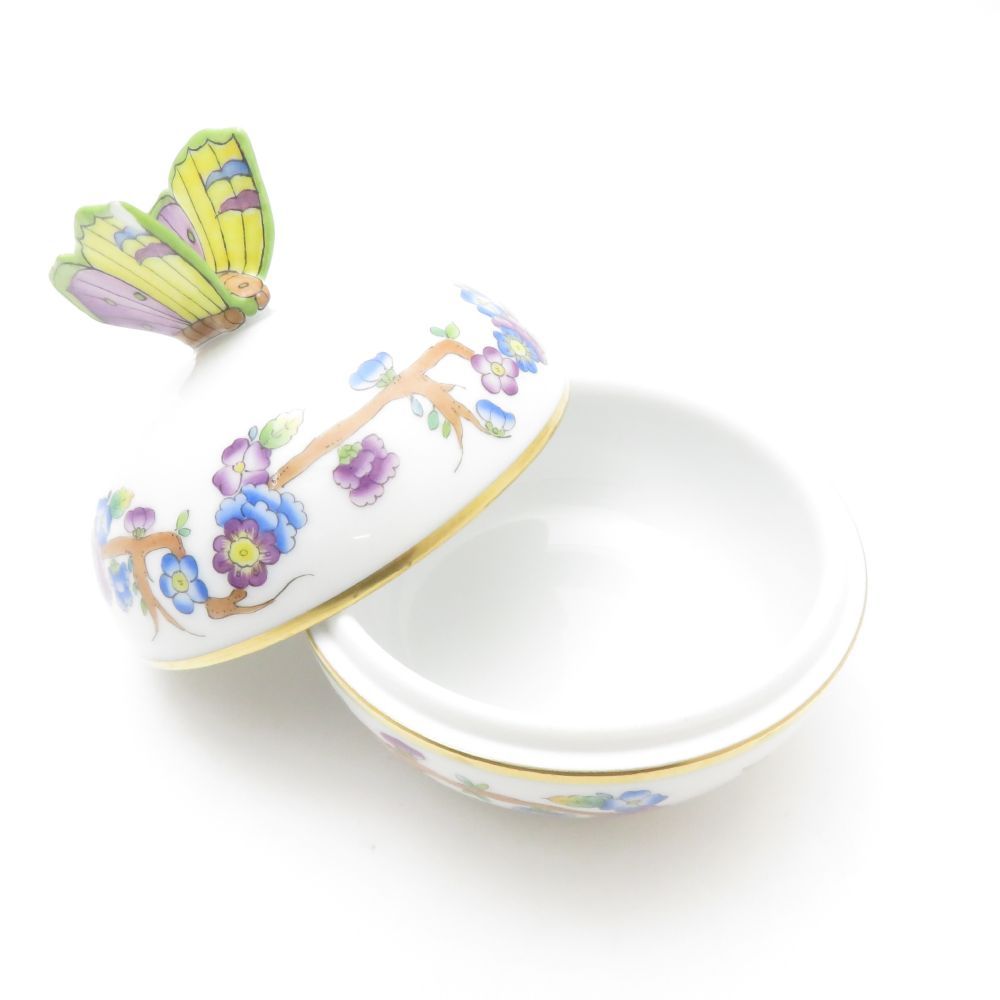 Herend ヘレンド ヴィクトリア ラウンドボックス ボンボニエール 小物
