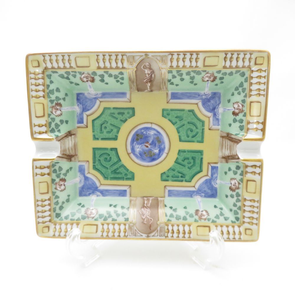 未使用 HERMES エルメス アッシュトレイ 灰皿 スクエアトレイ SM4801X2