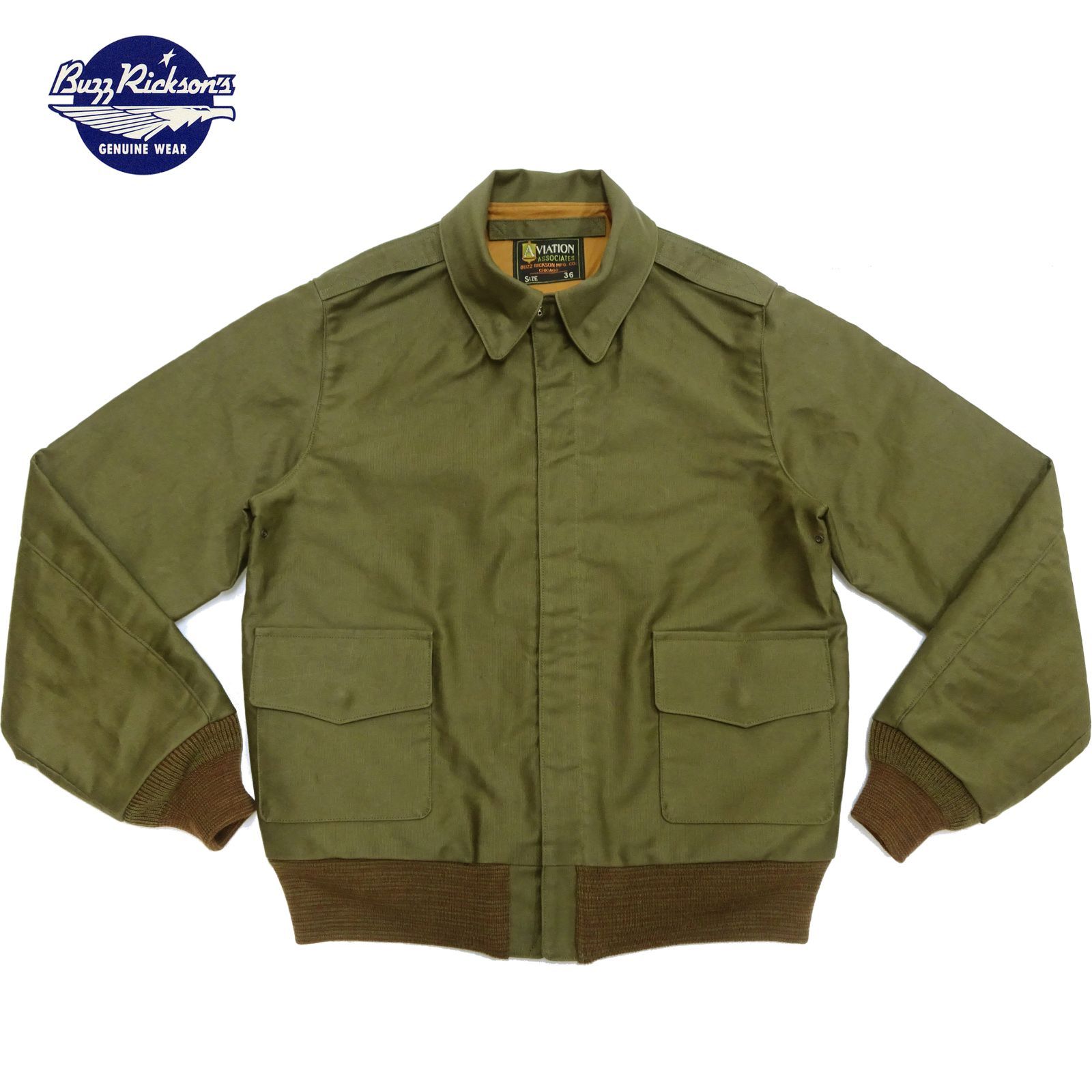 バズリクソンズ ジャングルクロス A-2 ジャケット BR15767 メンズ