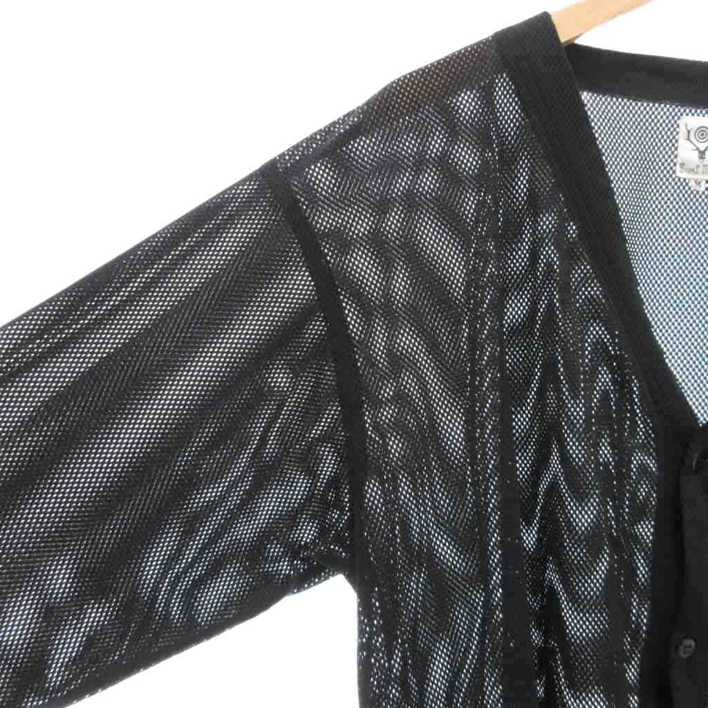 サウス2ウエスト8 South2 West8 S2W8 V Neck Cardigan - Knit Mesh  