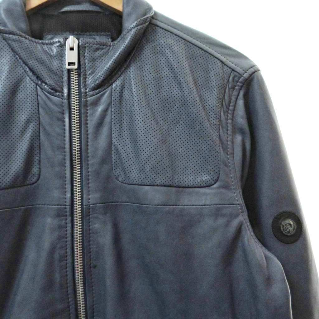 ディーゼル DIESEL ラムレザー ラムスキン レザージャケット