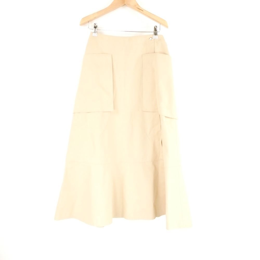 Drawer ドゥロワー 6524-299-1625 フレアラップスカート 36 コットン