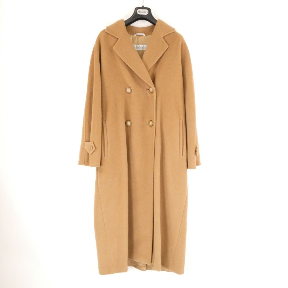 MAXMARA マックスマーラ チェスターコート 38 S相当 キャメルヘアー100％ ロング丈 キャメル レディース