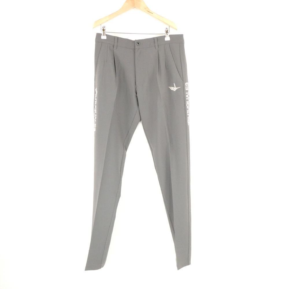 美品 1PIU1UGUALE3 ウノピュウノウグァーレトレ GOLF TUCK PANTS (GRP166 POE521) ストームフリース タックパンツ 95/V ポリエステル 他 フルレングス ストレッチ メンズ AY7416A91