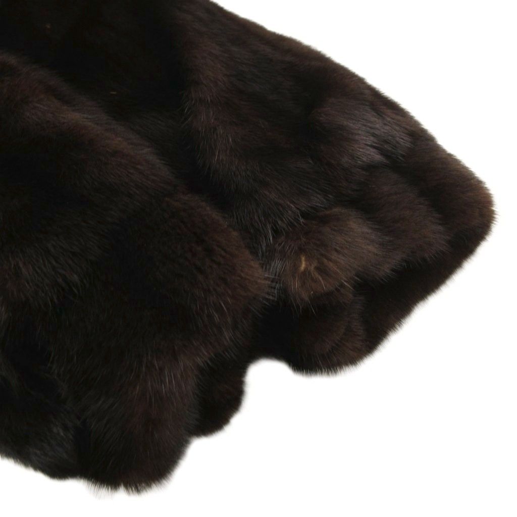 モネ MONET BLACKGLAMA ブラックグラマ ダークミンク ファー コート