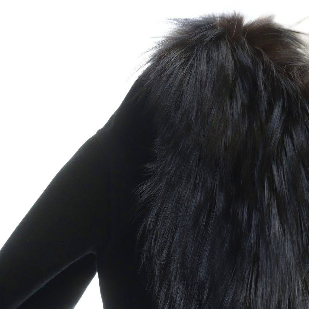 フェンディのロングファー フェンディ FENDI ロング コート シルバーフォックス ファー 毛皮