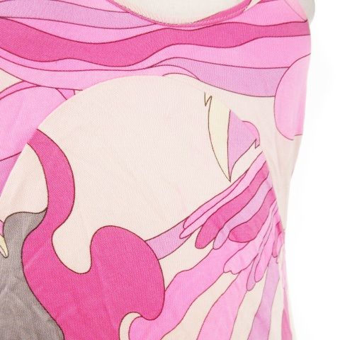 エミリオプッチ EMILIO PUCCI ワンピース キャミワンピ ひざ丈 シルク