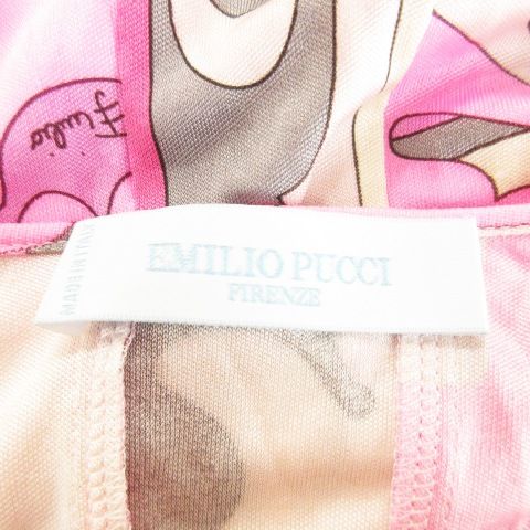 エミリオプッチ EMILIO PUCCI ワンピース キャミワンピ ひざ丈 シルク
