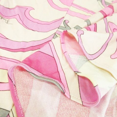 エミリオプッチ EMILIO PUCCI ワンピース キャミワンピ ひざ丈 シルク