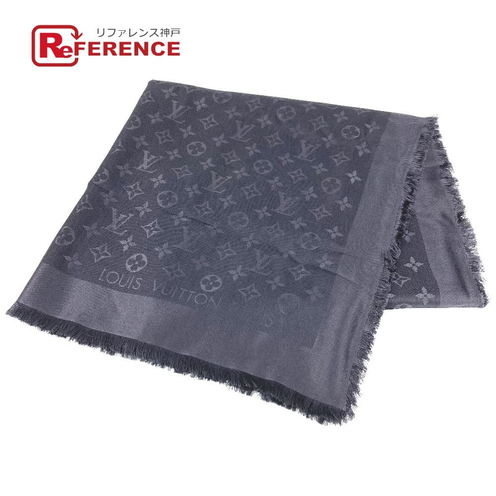 【美品】ルイヴィトン LOUIS VUITTON モノグラム ショール 極美品 LOUIS VUITTON ルイヴィトン ショール・モノグラム M74752 ユニ