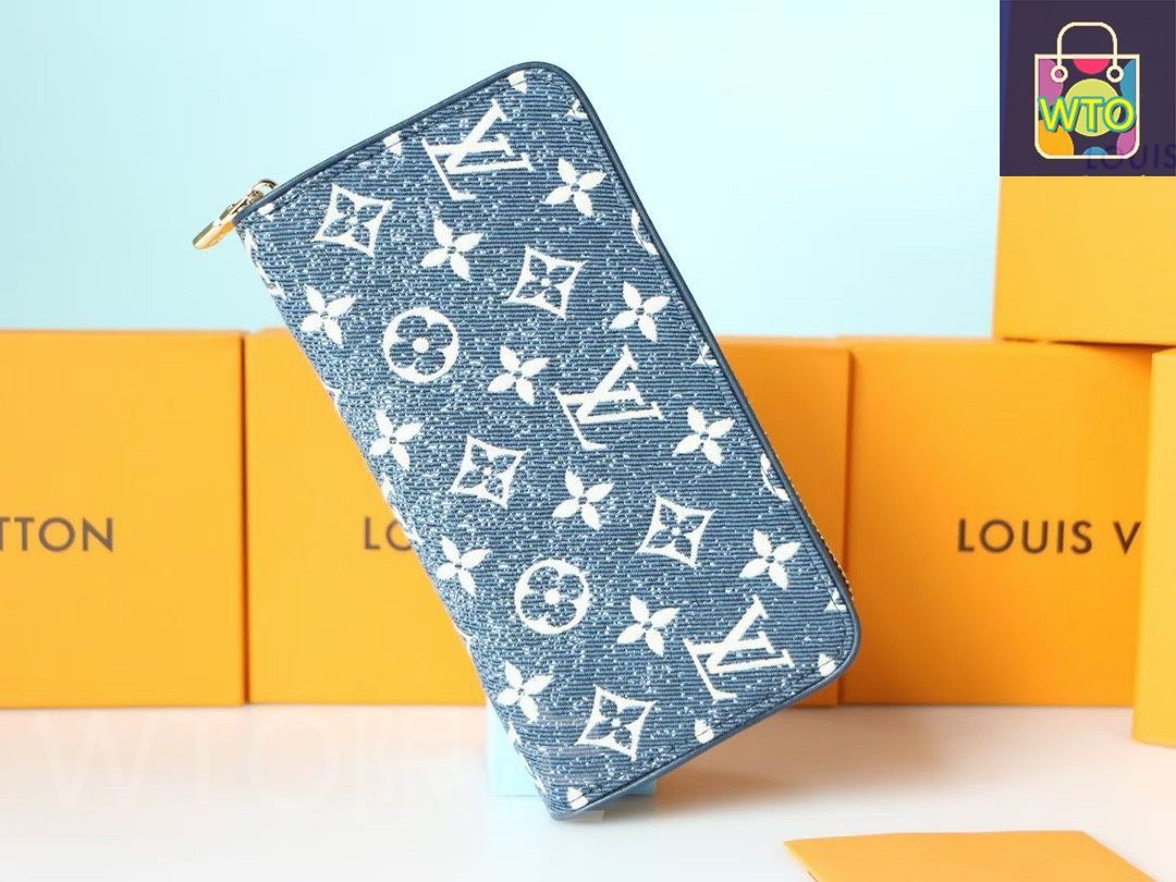 今日特価】Louis Vuitton ルイ・ヴィトン モノグラムデニムウォレット