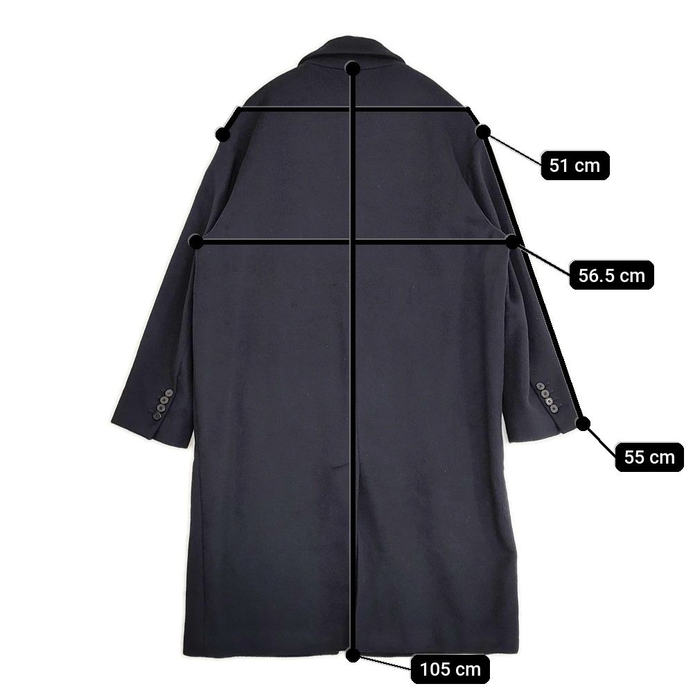 ami alexandre mattiussi AMI15FPM サイズS ウール チェスターコート