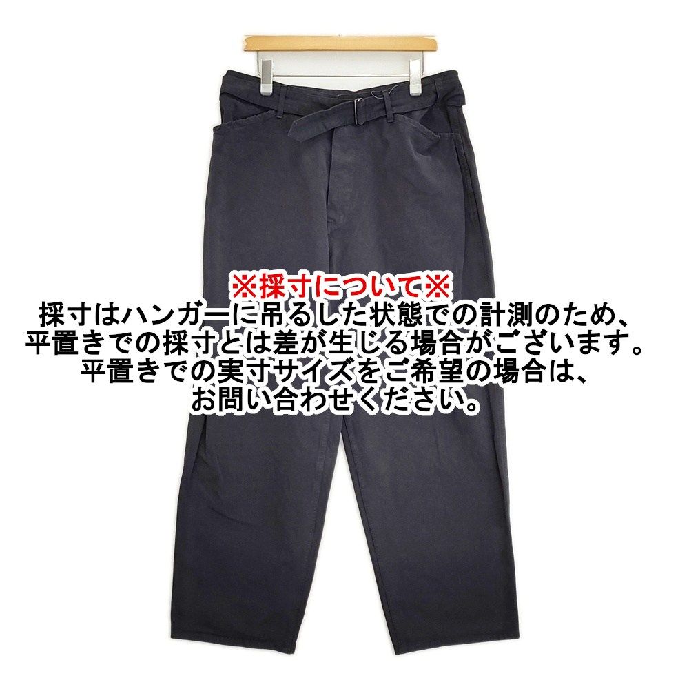 COMOLI 製品染ベルテッドパンツ サイズ3 W03-03014 定価39600円 パンツ