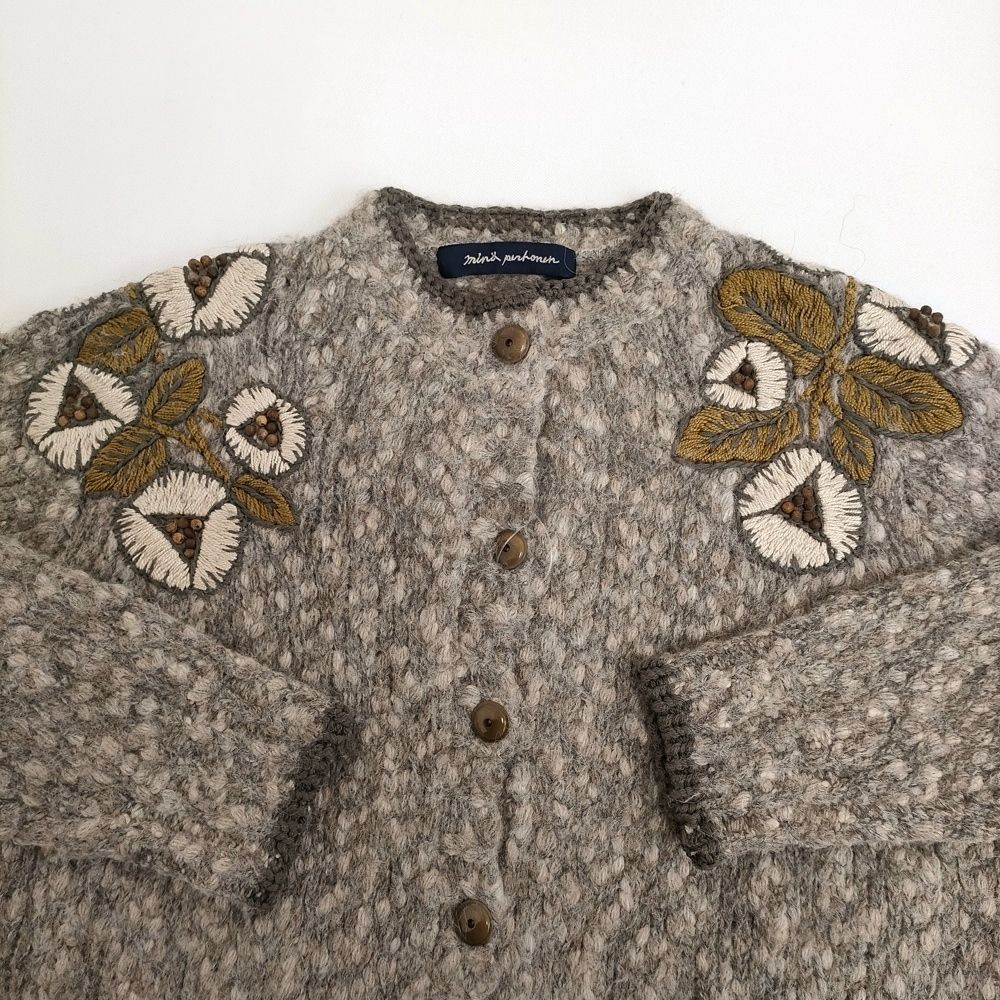 美品 ミナペルホネン mina perhonen 羊毛・アルパカ カーディガン 美品 ミナペルホネン mina perhonen 羊毛・アルパカ カーディガン 美品