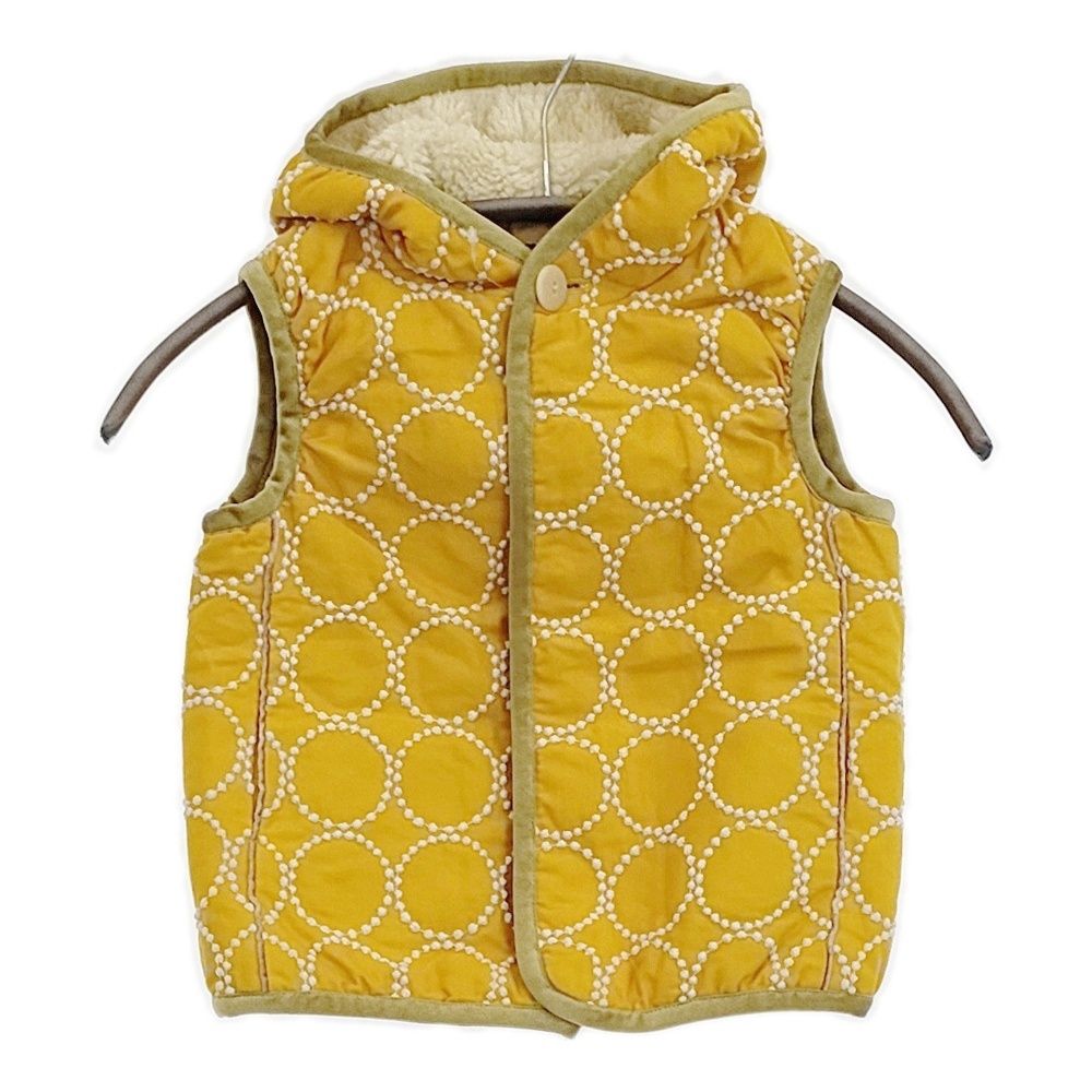 mina perhonen tambourine TA6032P キッズ 100サイズ 中綿ベスト ボア