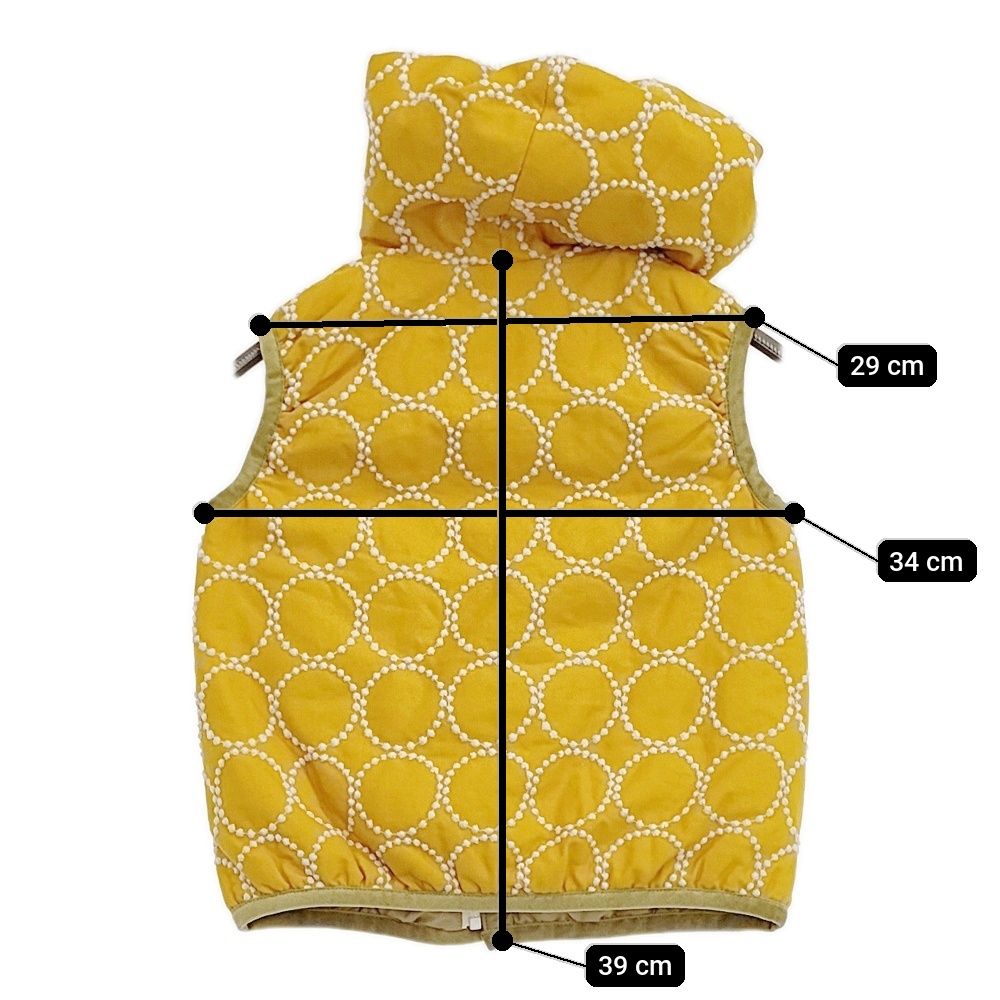 mina perhonen tambourine TA6032P キッズ 100サイズ 中綿ベスト ボア