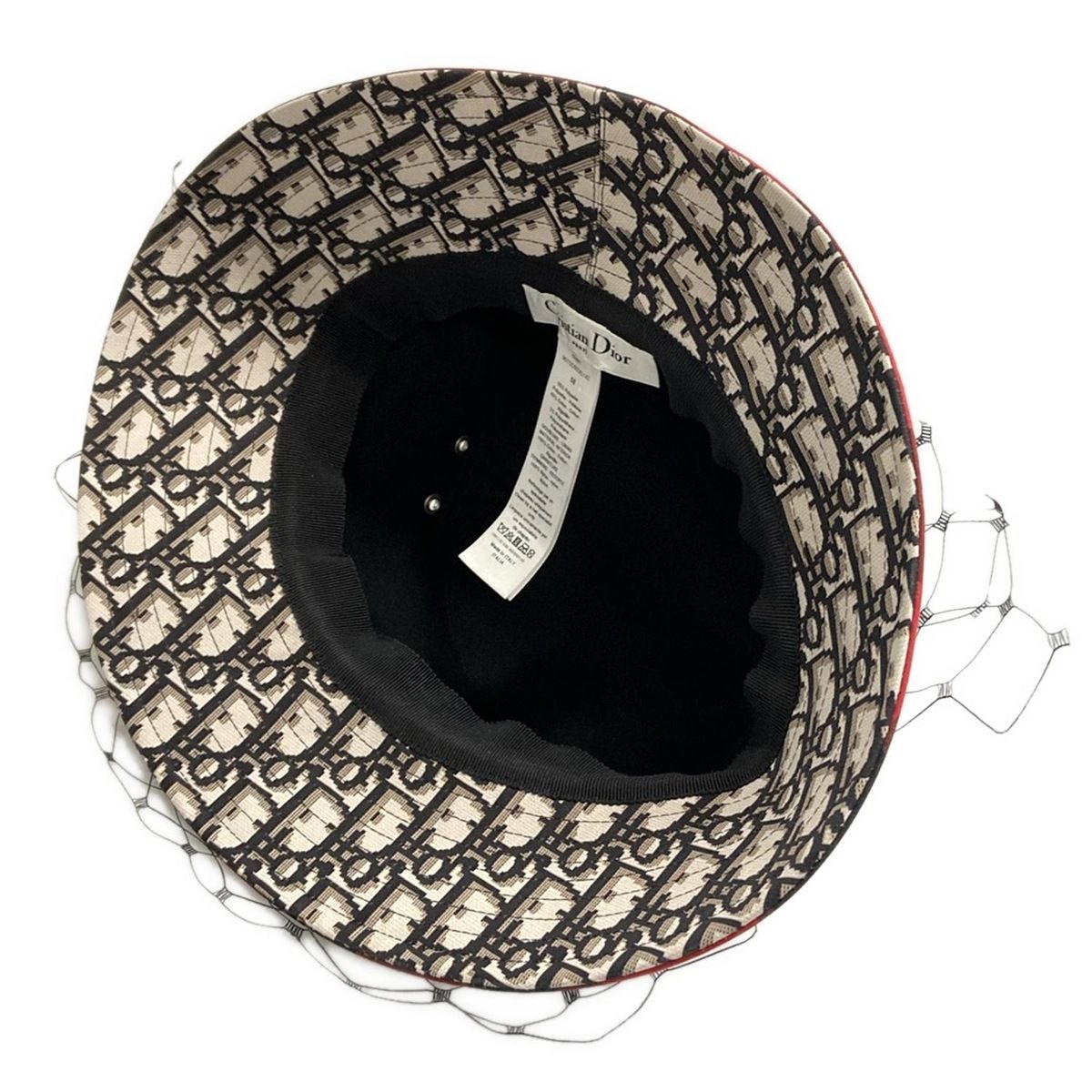 ディオール/クリスチャンディオール ハット 58 TEDDY-Dボブハット