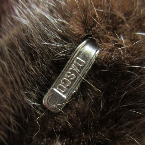 マルヴォワジー Malvoisie ダークミンク ファー コート ミドル丈 逆毛