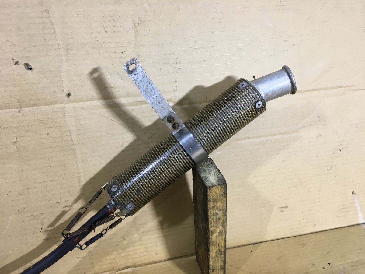 YAMAHA　TZR50R 4EU 社外チャンバー 美品 YAMAHA TZR50R 4EU 社外 ブルーエンジェル カーボンチャンバー