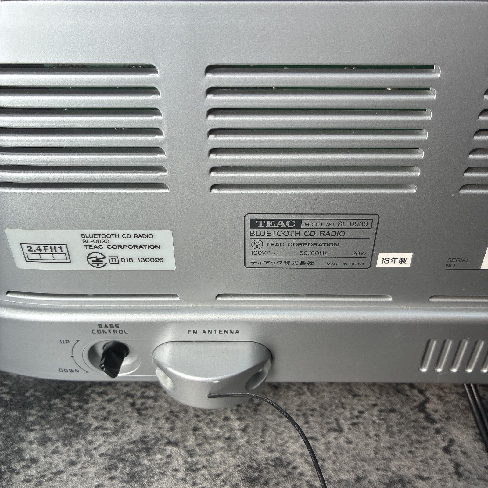 希少】TEAC ティアック SL-D930 Bluetooth CDラジオ - メルカリ