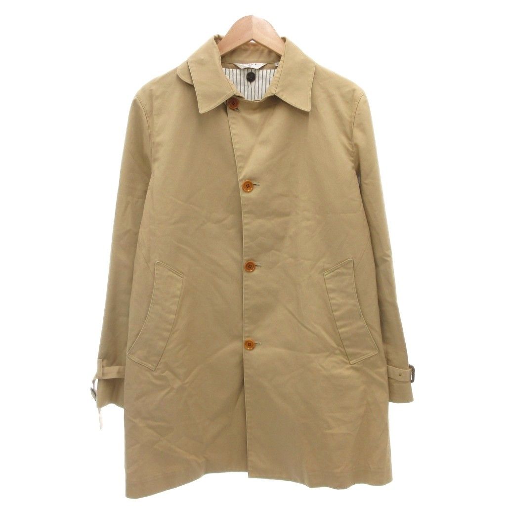 エディフィス EDIFICE ステンカラーコート ライナー付 ミドル ハーフ丈