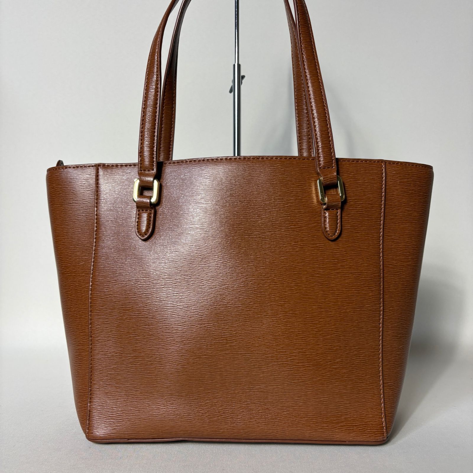 2511-9｜美品｜ローレンラルフローレン トートバッグ レザー ブラウン