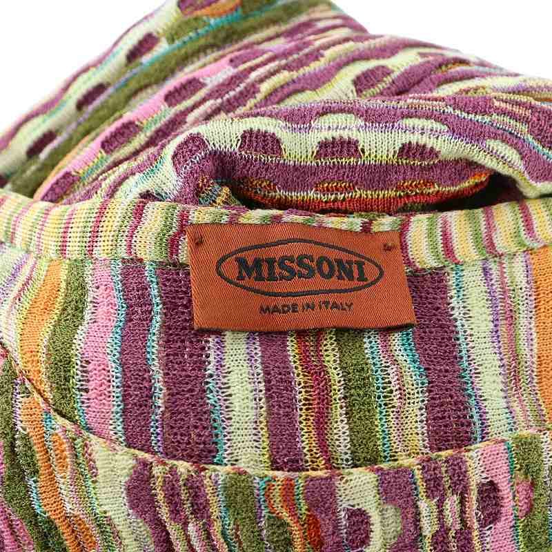 ミッソーニ MISSONI セットアップ ノーカラージャケット ワンピース