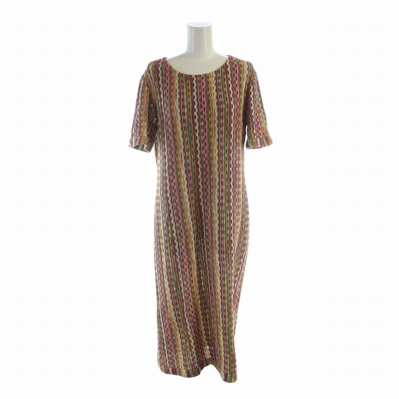 ミッソーニ MISSONI セットアップ ノーカラージャケット ワンピース