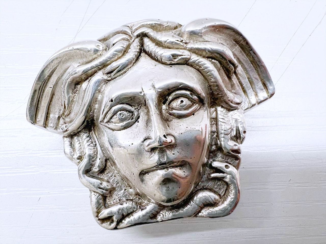 レア VERSACE ヴェルサーチ シルバー925 SV925 メデューサ ベルト