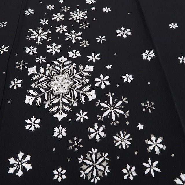 ❁tomihisa❁新品 総刺繍 雪の結晶 着物 正絹 仕付け糸付 トールサイズ